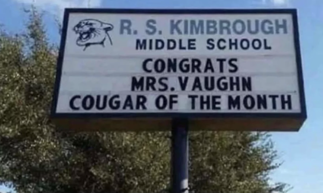mrs vaughn cougar of the month - R. S. Kimbrough Middle School Congrats Mrs. Vaughn Cougar Of The Month