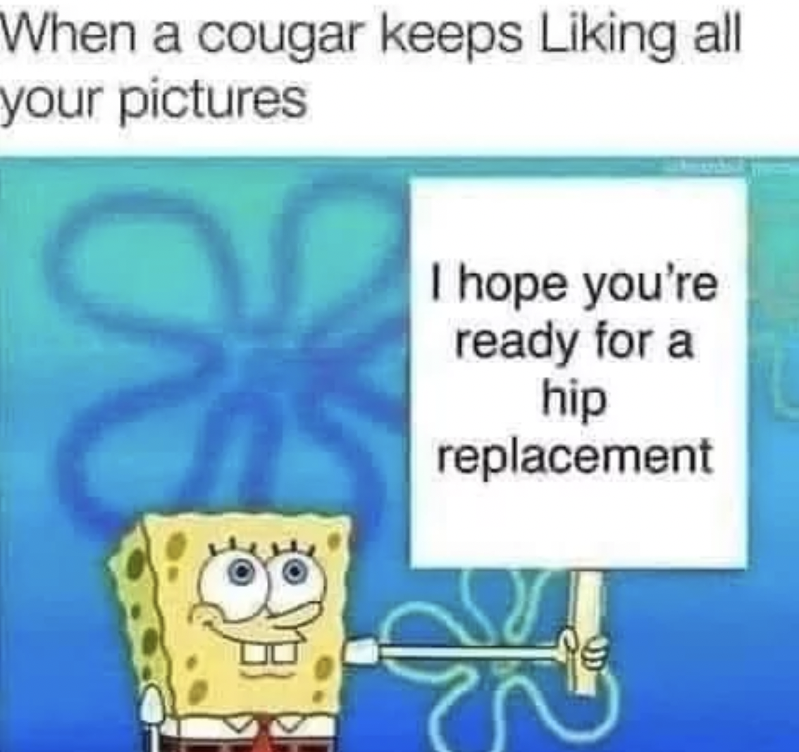 really wanna be your friend but i have no idea how to start a conversat - When a cougar keeps Liking all your pictures I hope you're ready for a hip replacement