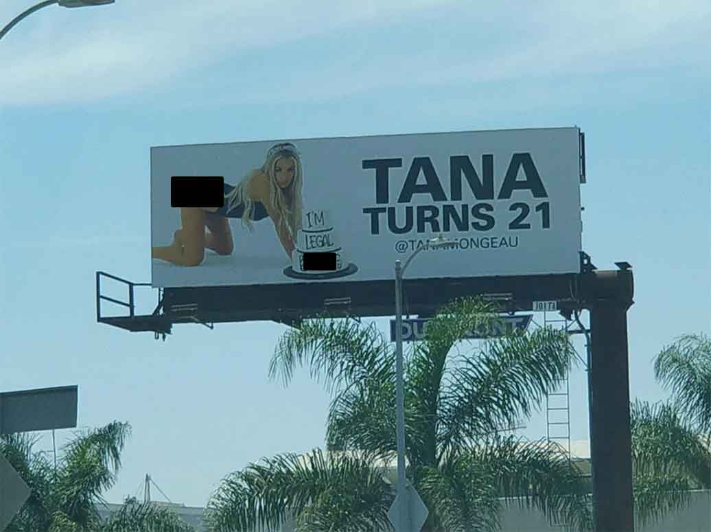 billboard - Tana Im Turns 21 Legal