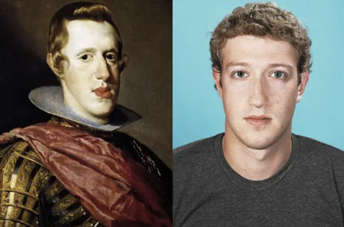 Phillip IV and Mark Zuckerberg.