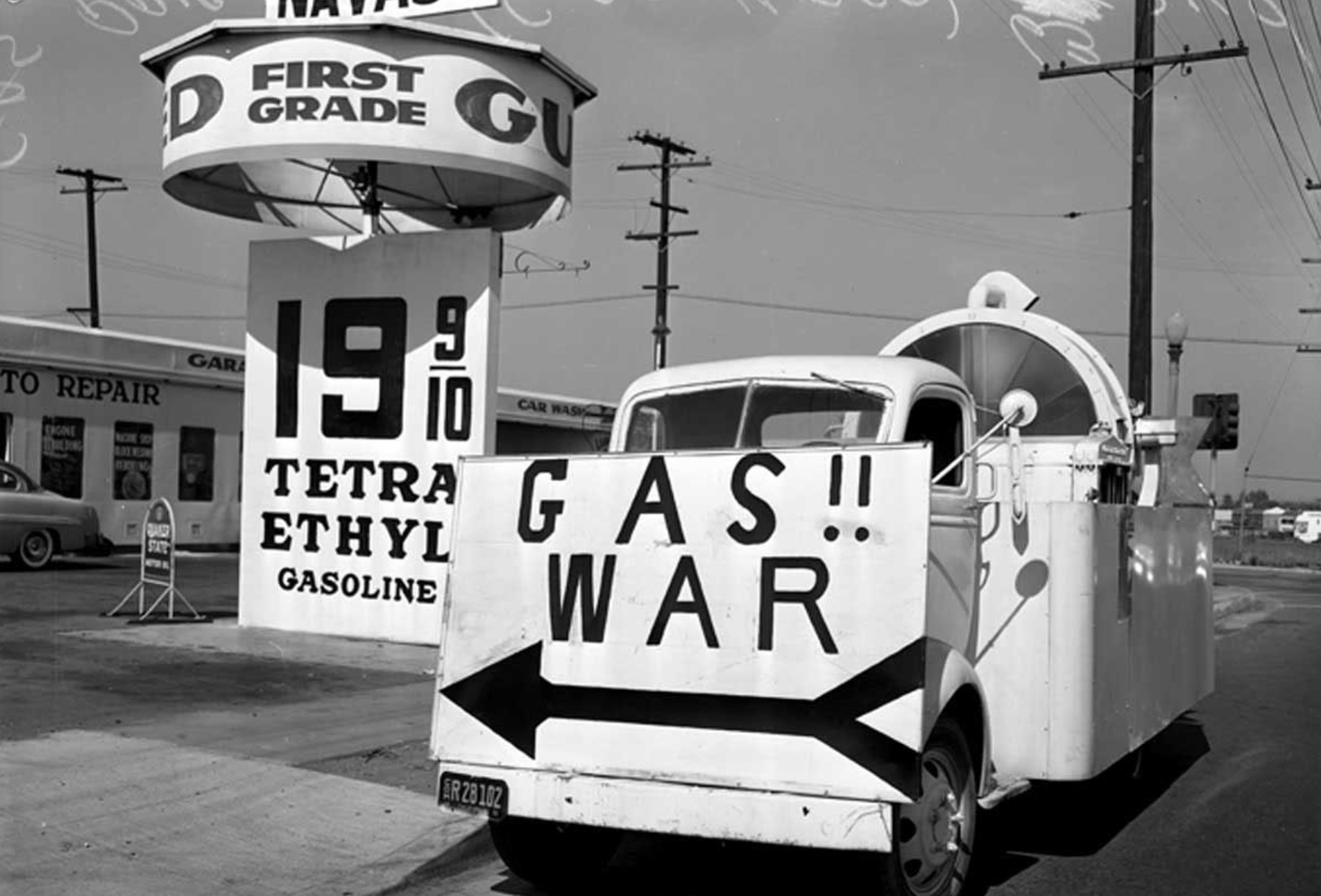 monochrome - To Repair D Gar First Grade Gu 191 Tetra Ethyl Gasoline Gas!! War R28102