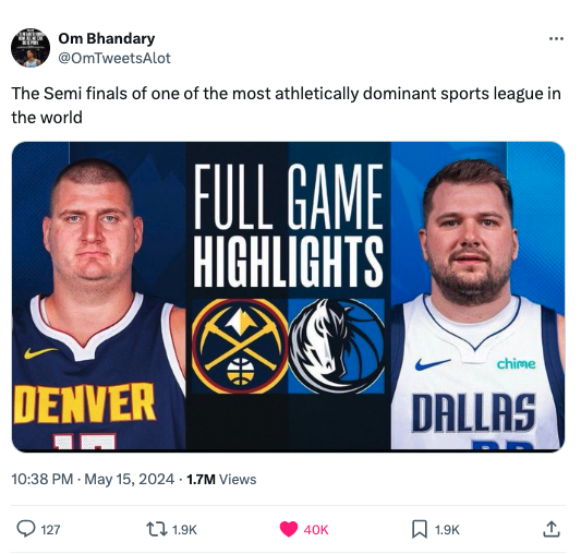 nuggets vs bulls today highlights october 12 2023 - Om Bhandary The Semi finals of one of the most athletically dominant sports league in the world Denver Full Game Highlights chime Dallas 1.7M Views 127 40K