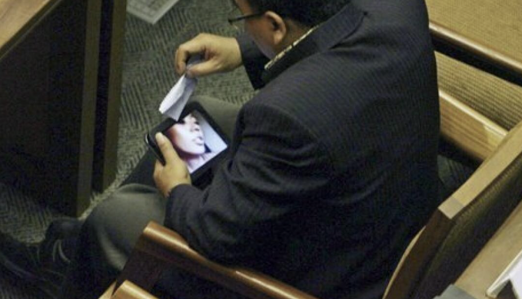 Arifinto, a member of the staunchly Islamic Prosperous Justice Party, was caught watching explicit videos after passing a tough anti-pornography law. He quickly stepped down, and many pushed for his prosecution under his own new law. 