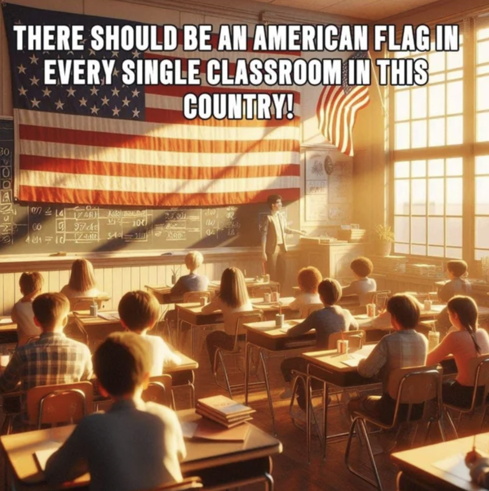 classroom - 30 There Should Be An American Flag In Every Single Classroom In This Country!
