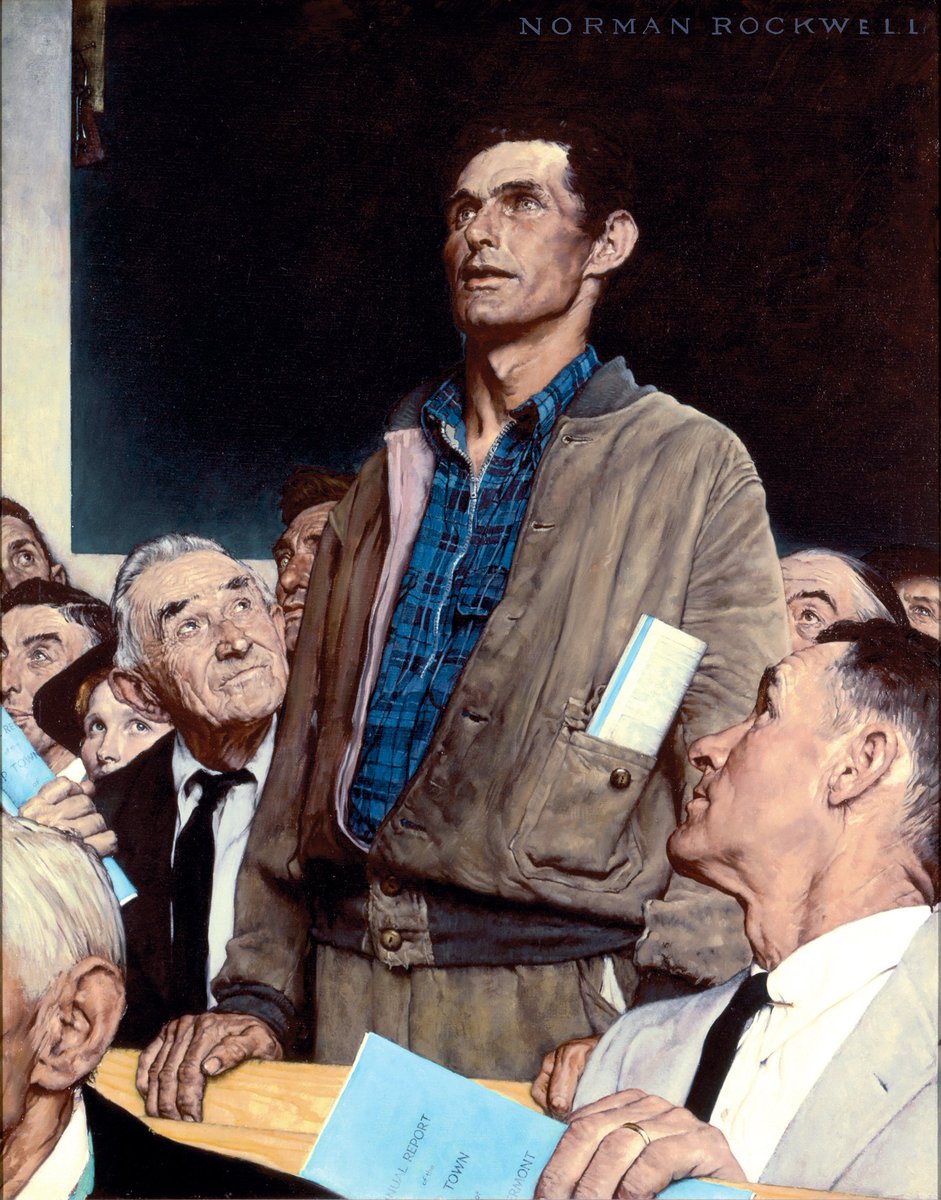 norman rockwell bill of rights - Al Report Town Norman Rockwell
