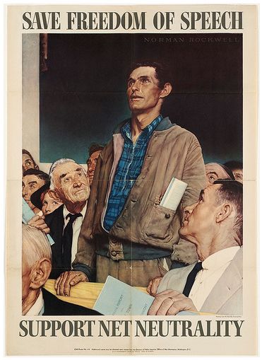 norman rockwell save freedom of speech - Save Freedom Of Speech Norman Rockwell Support Net Neutrality
