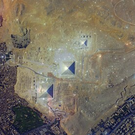 Proposed by scientist Robert Bauval, this theory suggests that the main three pyramids align with the main three stars of the Orion constellation, as they appeared in the skies of 10,000 BC. It is not as widely accepted. 