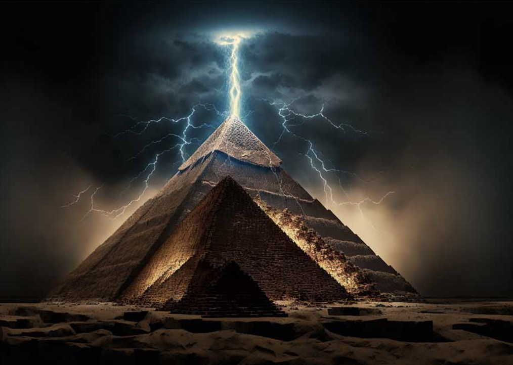 Tesla believed that the Pyramids were constructed as power sources, and were made using energy storing materials from the Sun and the Moon, using crystal energy. Obviously, there is no evidence to support this, but it is likely that the stones were coated with other material at some point. 