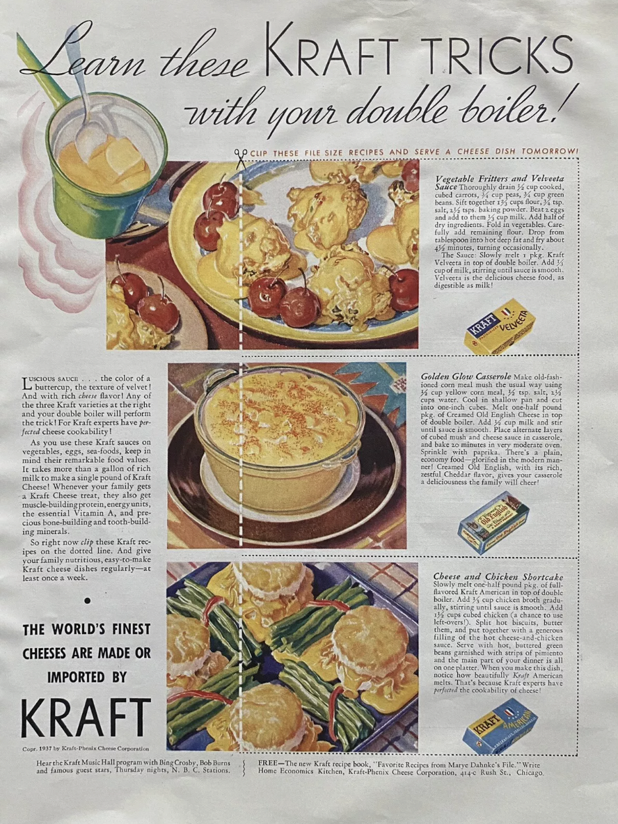 side dish - Learn these Kraft Tricks with your double boiler! Spup These File Size Recipes And Serve Cheese Bomorow And whi and y k this The World'S Finest Cheeses Are Made Or Imported By Kraft Fable Friendl Ga Ge Ca