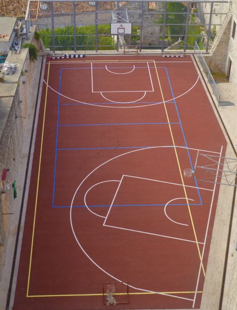 dubrovnik basketball court