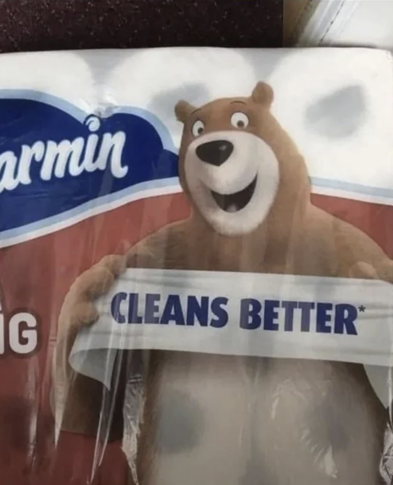 charmin bear boobs - armin Cleans Better Ig