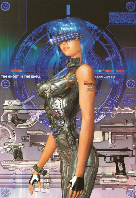 cybercore y2k aesthetic - The Ghost In The Shell Shirow Masamune
