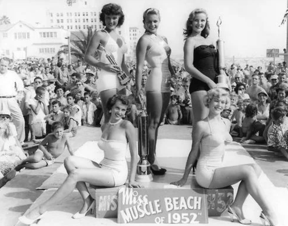 Miss Muscle Beach, 1952.