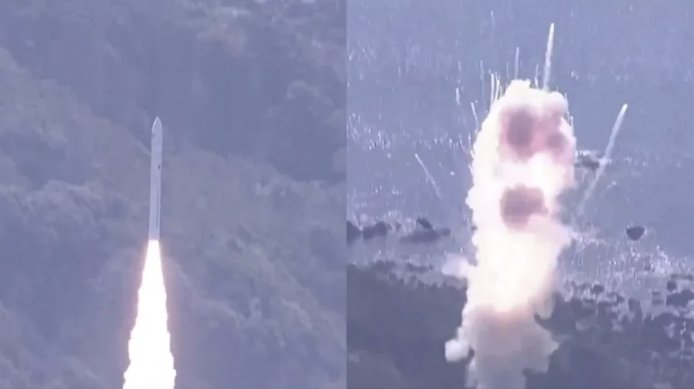 japan rocket blast