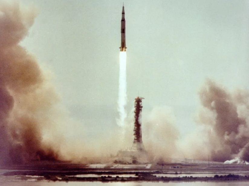Apollo 11 Launches.