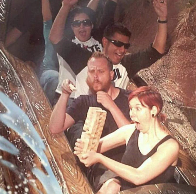 21 People Who Really Don’t Want to Be on the Roller Coaster