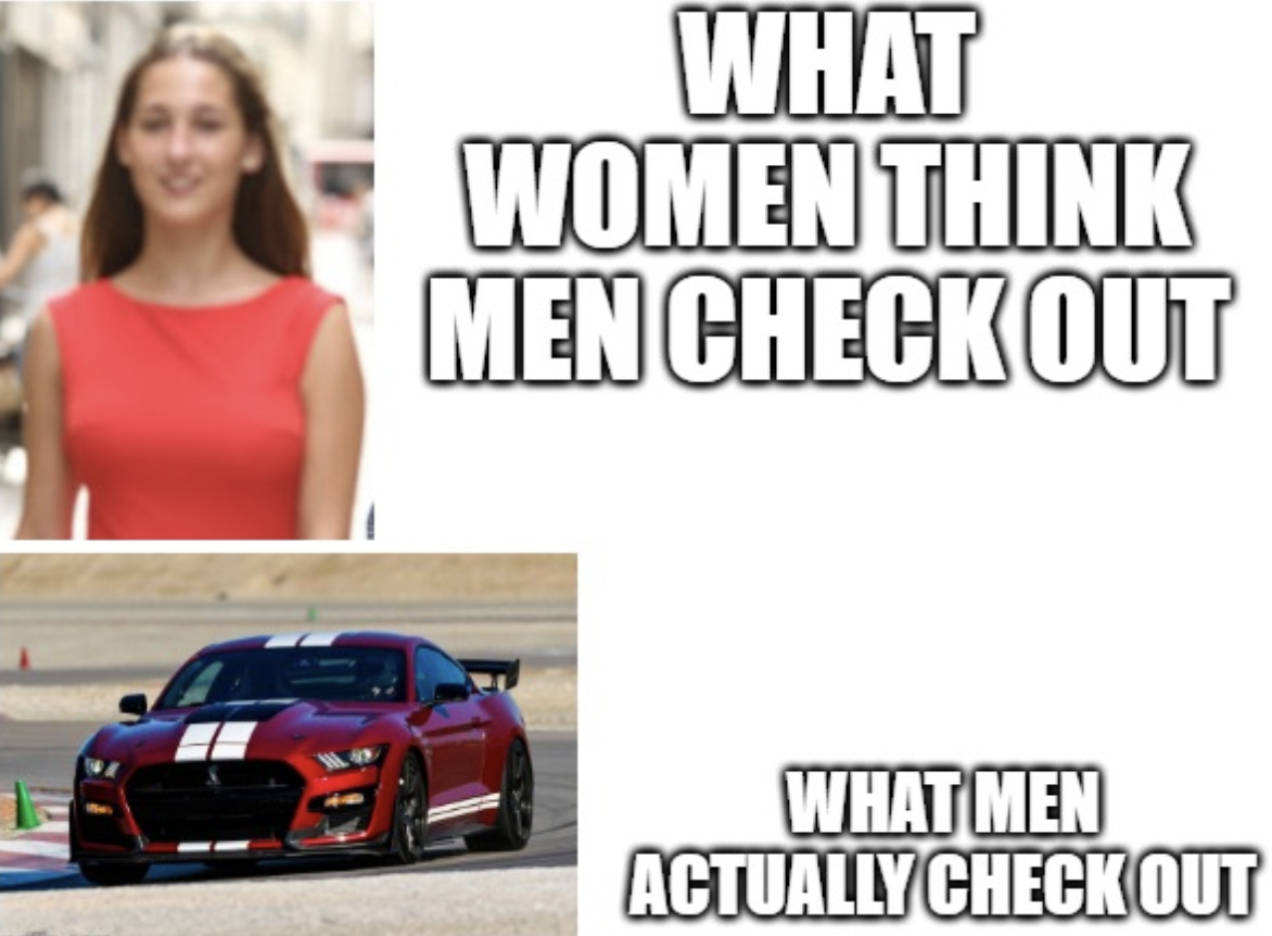 supercar - What Women Think Men Check Out What Men Actually Check Out