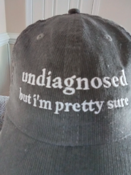 baseball cap - undiagnosed but i'm pretty sure