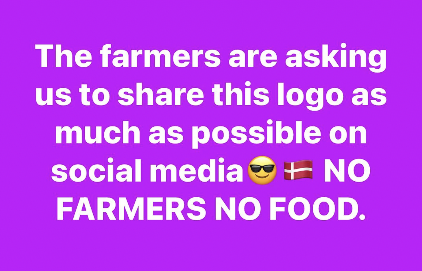 lavender - The farmers are asking us to this logo as much as possible on social media No Farmers No Food.