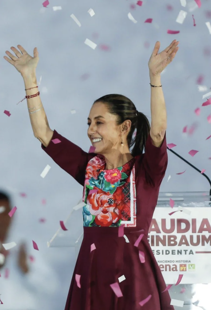 Claudia Sheinbaum becomes Mexico's first ever female president.