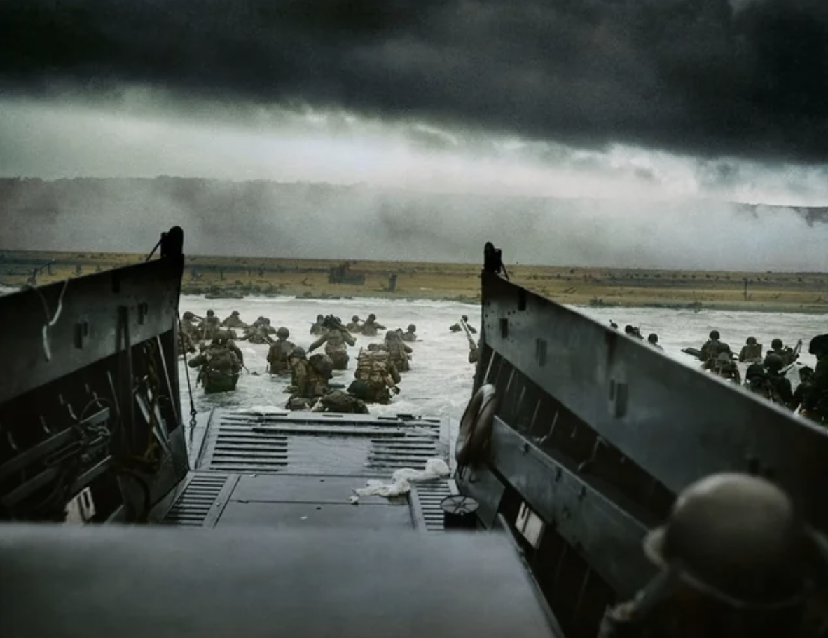 d day colorized