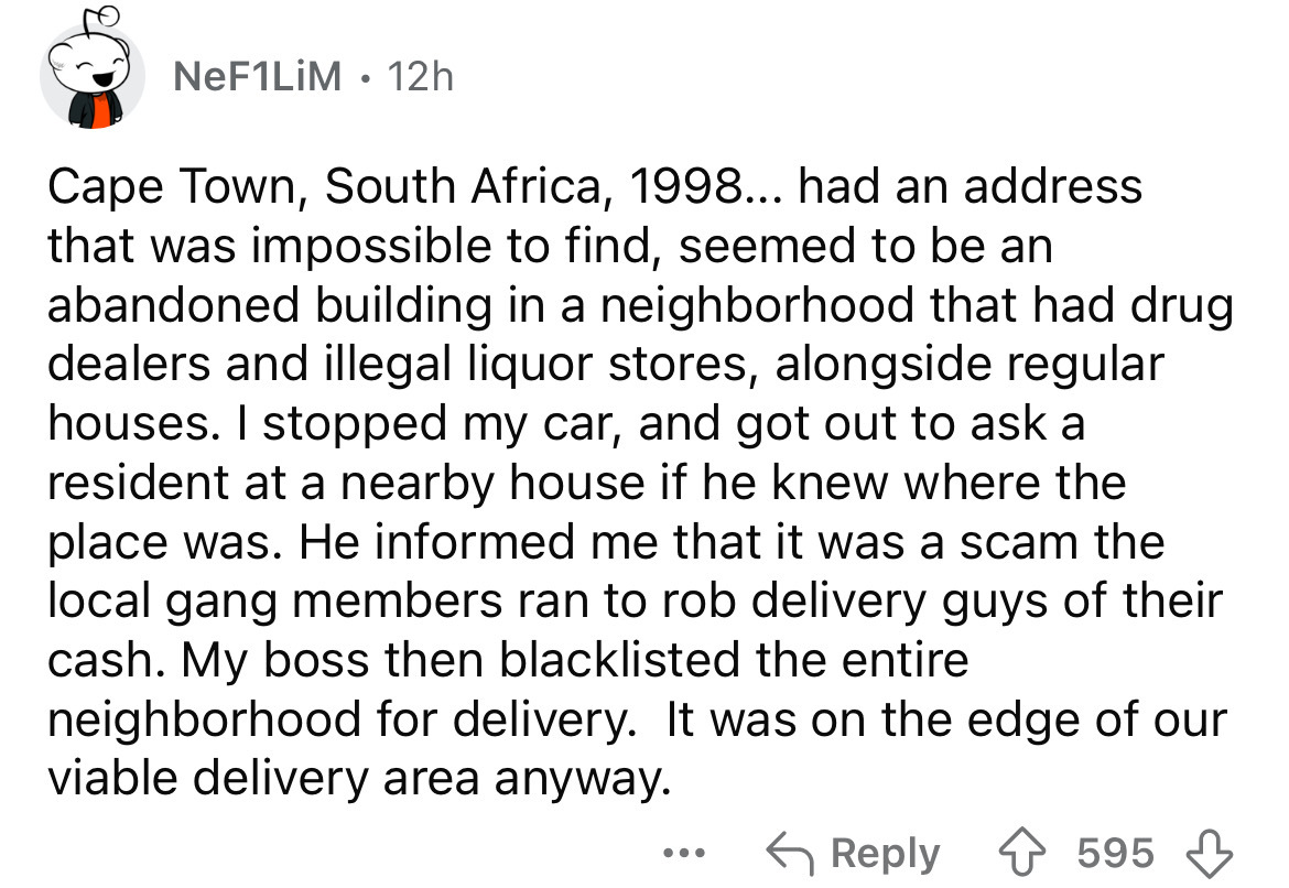 number - NeF1LIM 12h Cape Town, South Africa, 1998... had an address. that was impossible to find, seemed to be an abandoned building in a neighborhood that had drug dealers and illegal liquor stores, alongside regular houses. I stopped my car, and got ou