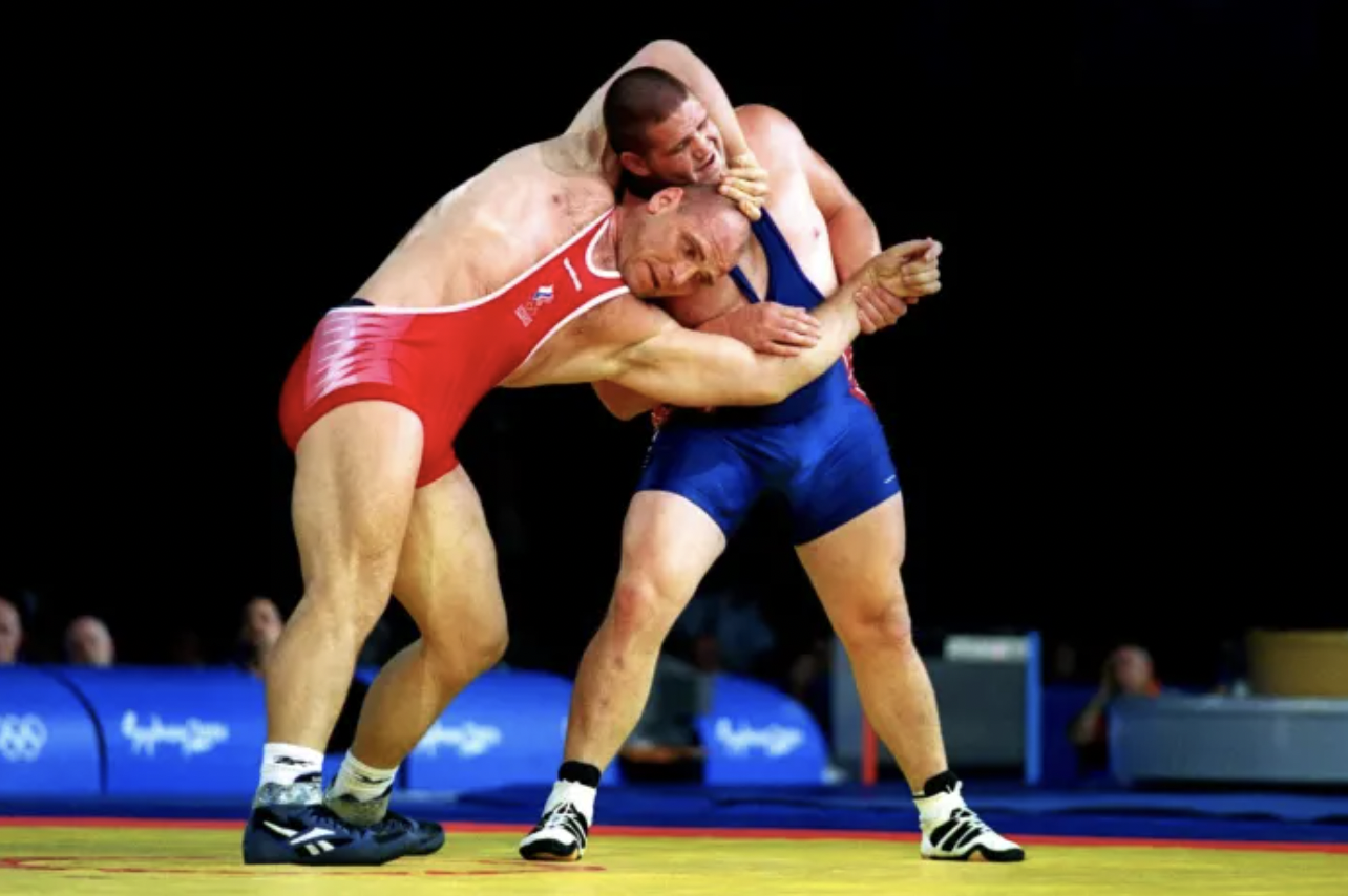 Russian Greco-Roman wrestler Aleksandr Karelin hadn’t had a point scored on him in six years before the 2000 Summer Olympics, with a record of 887-1. American Rulon Gardner won the gold medal match 1-0, and Karelin promptly retired. 