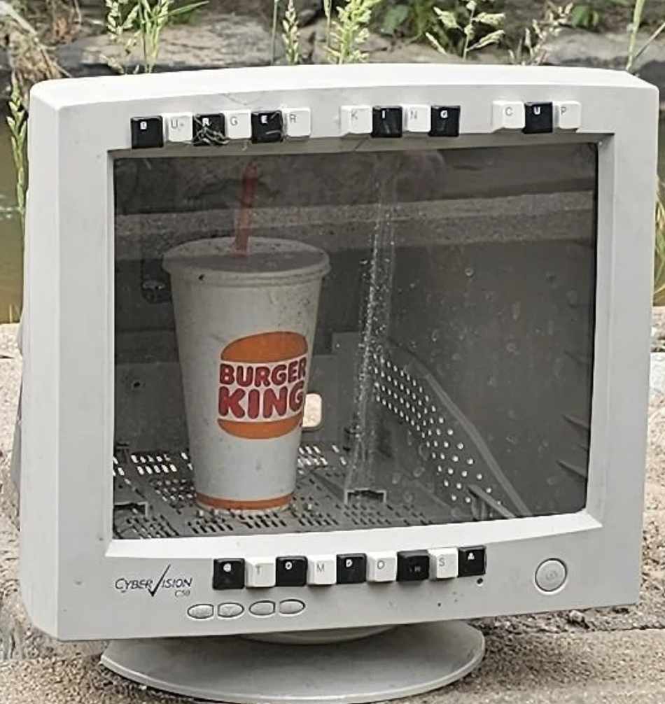 frappé coffee - Burger King Cybersion Im