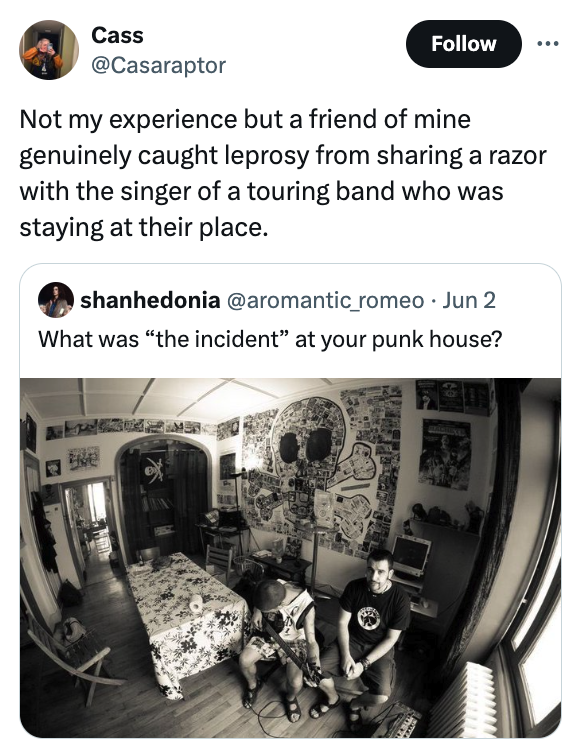 19 of the Worst Stories From Your Local Punk House