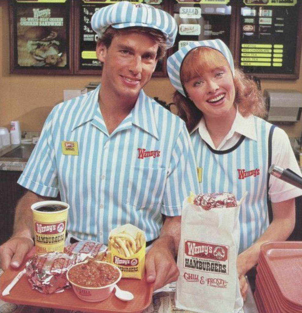 Wendy's Employees 1980.