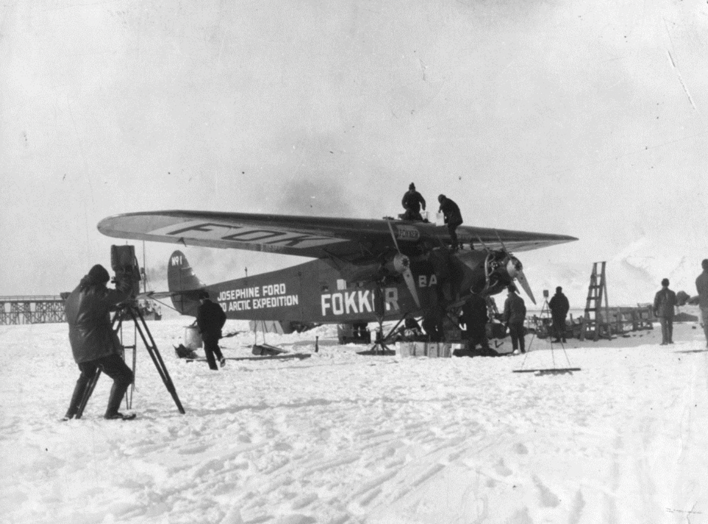 The Byrd Arctic Expedition, Spitzbergen, Svalbard 1927.