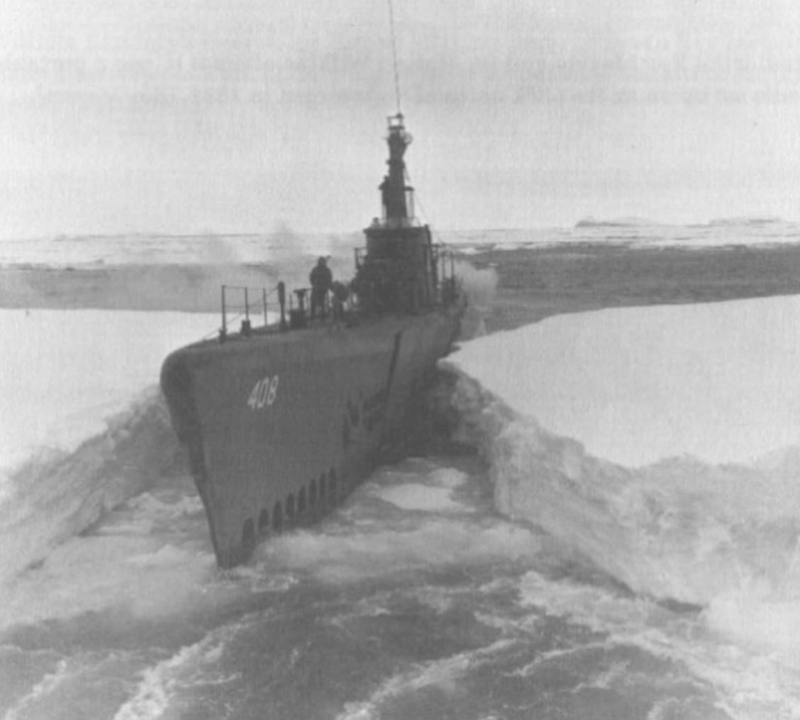 The USS Sennet on Operation “Highjump,” the third Byrd Antarctic Expedition, 1947.