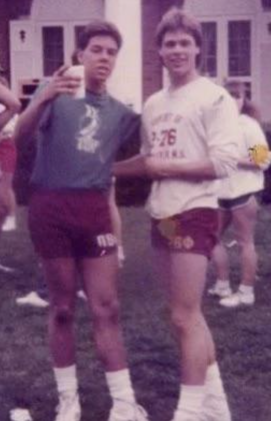Brad Pitt as a University of Missouri Frat Boy, early 1980s Columbia.