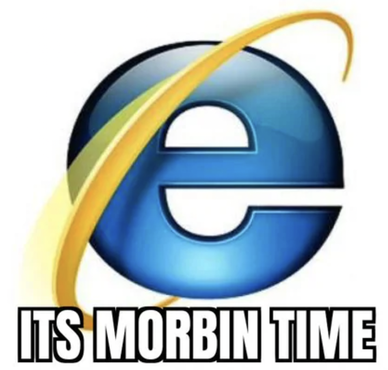 graphic design - Its Morbin Time