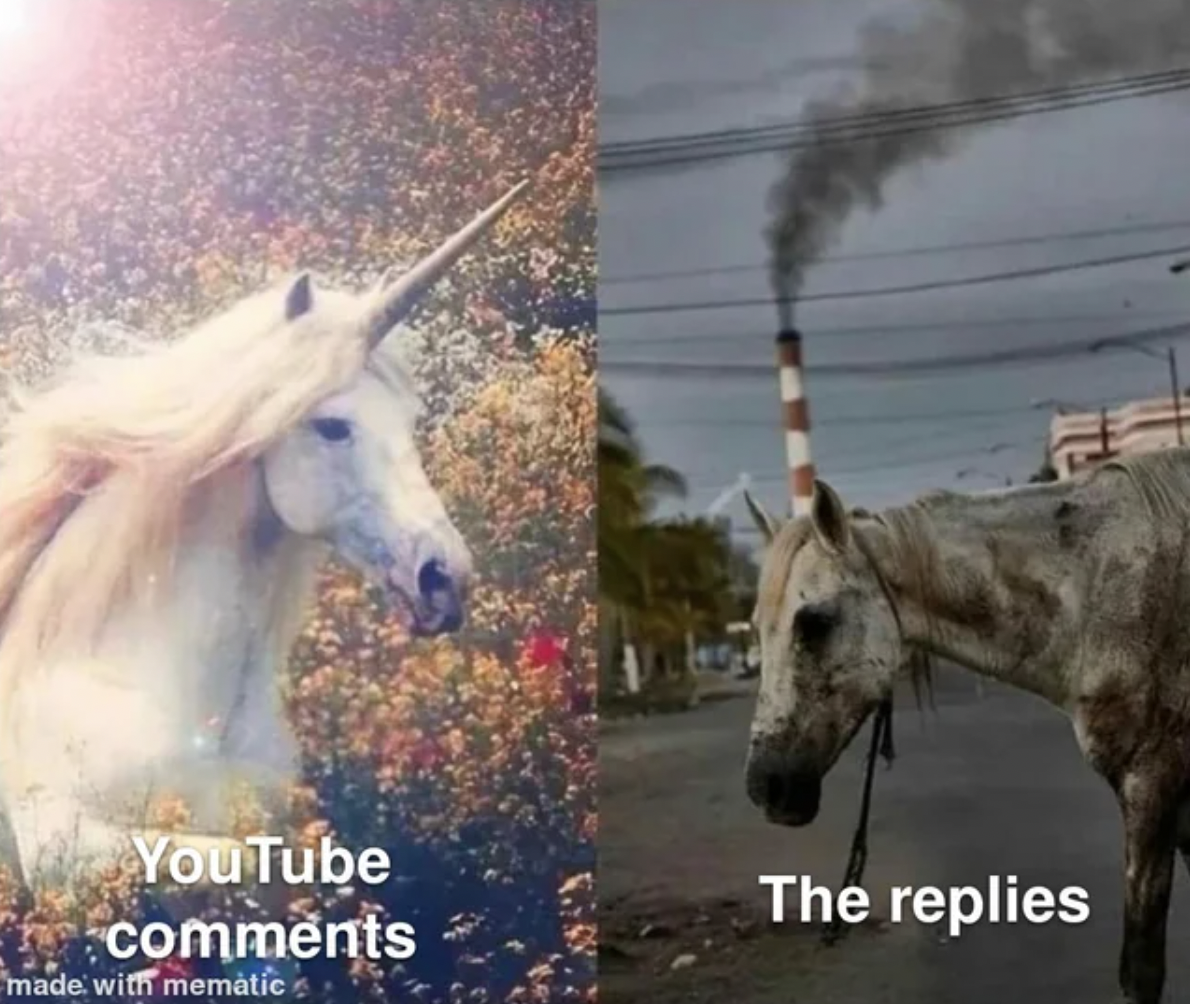memes unicorn - YouTube The replies made with memtic