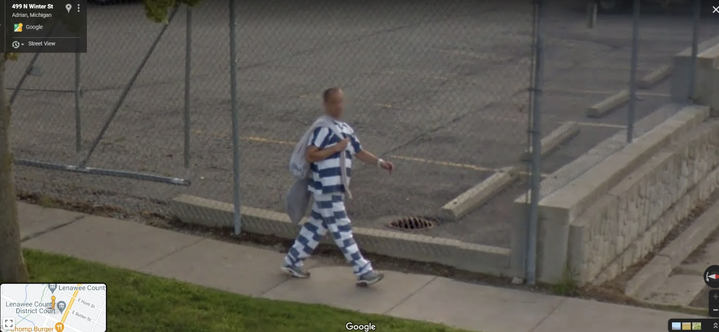 escaped prisoner on google maps - A 91 Lenawee Coun Discount Chomper Google
