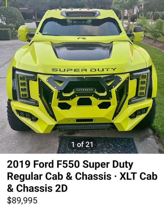 lotus evora - Super Duty 1 of 21 2019 Ford F550 Super Duty Regular Cab & Chassis Xlt Cab & Chassis 2D $89,995