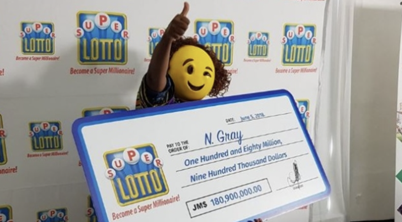 jamaican woman emoji mask lottery - Lotto Lotto Become a Super Millionaire! onaire! Po Lotto Po Loto Lotto Pay To The Order Of N.Gray One Hundred and Eighty Million, Nine Hundred Thousand Dollars Jms 180,900,000.00 Lotto Po Become a Super Millionaire! Spe