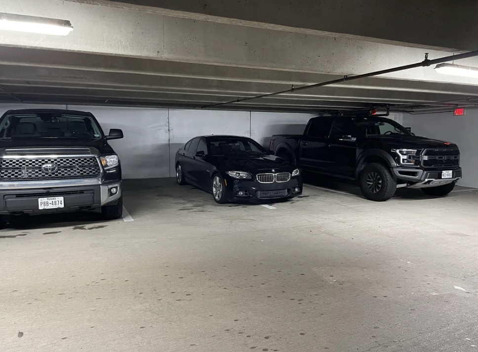 “I thought BMWs taking up two parking spots was an urban myth…until today.”