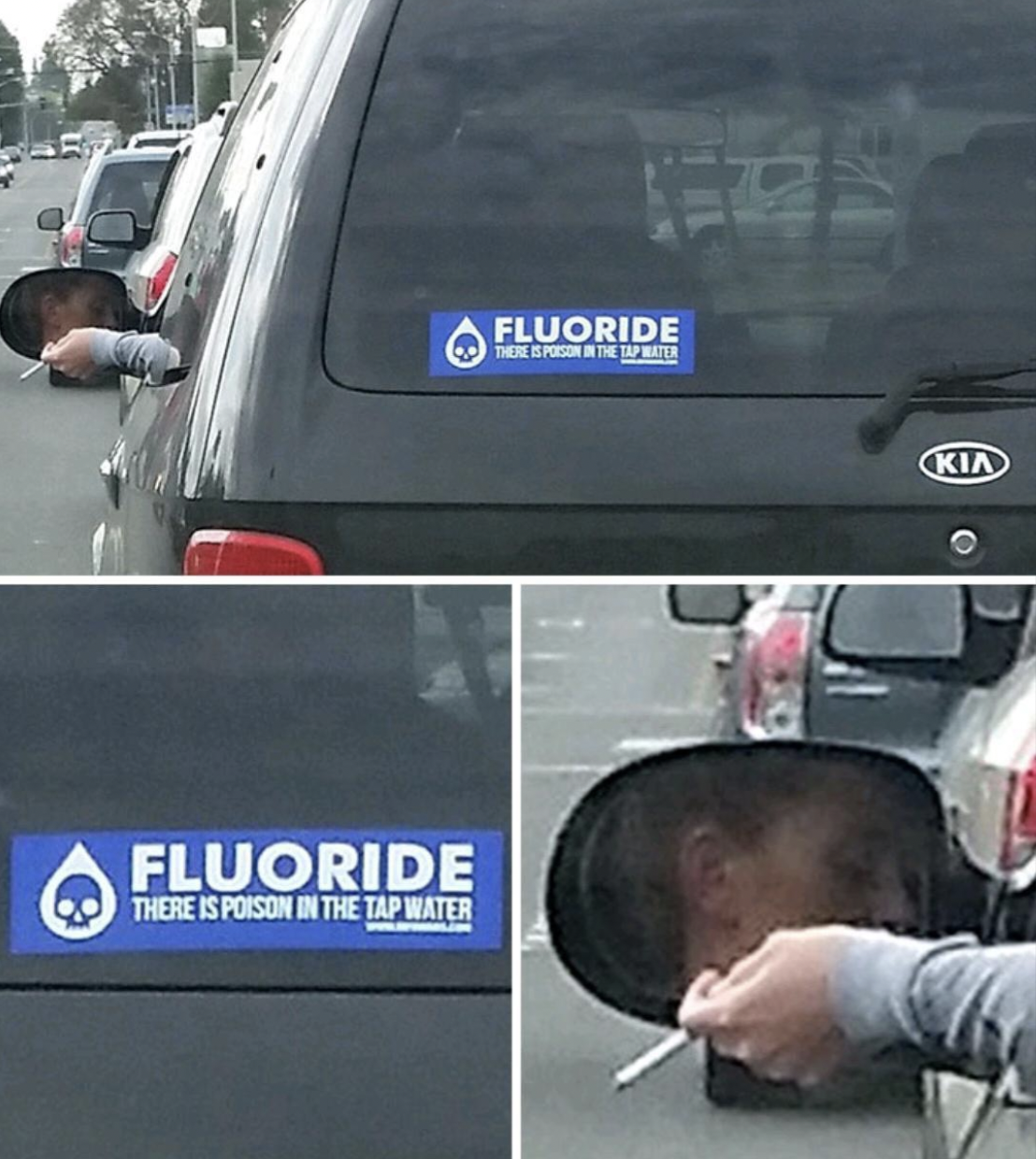 Meme - Fluoride There Is Poison In The Tap Water Fluoride There Is Porton In Theater Kia