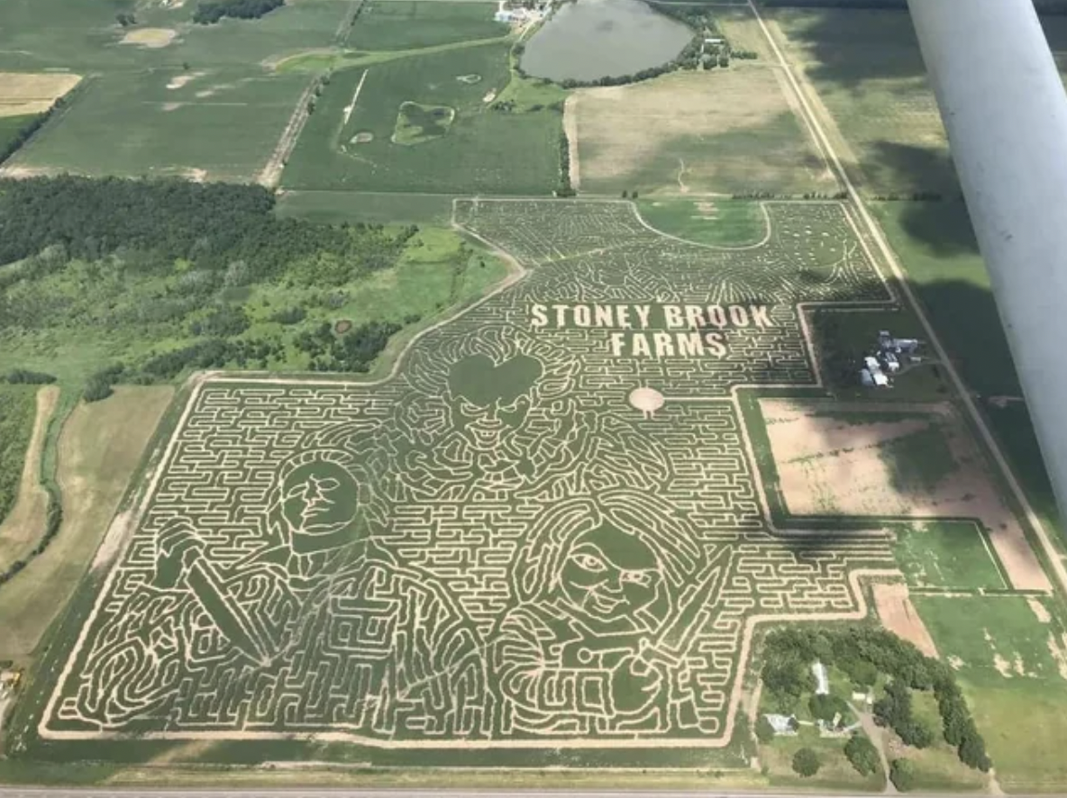foley corn maze - Stoney Brook Farms