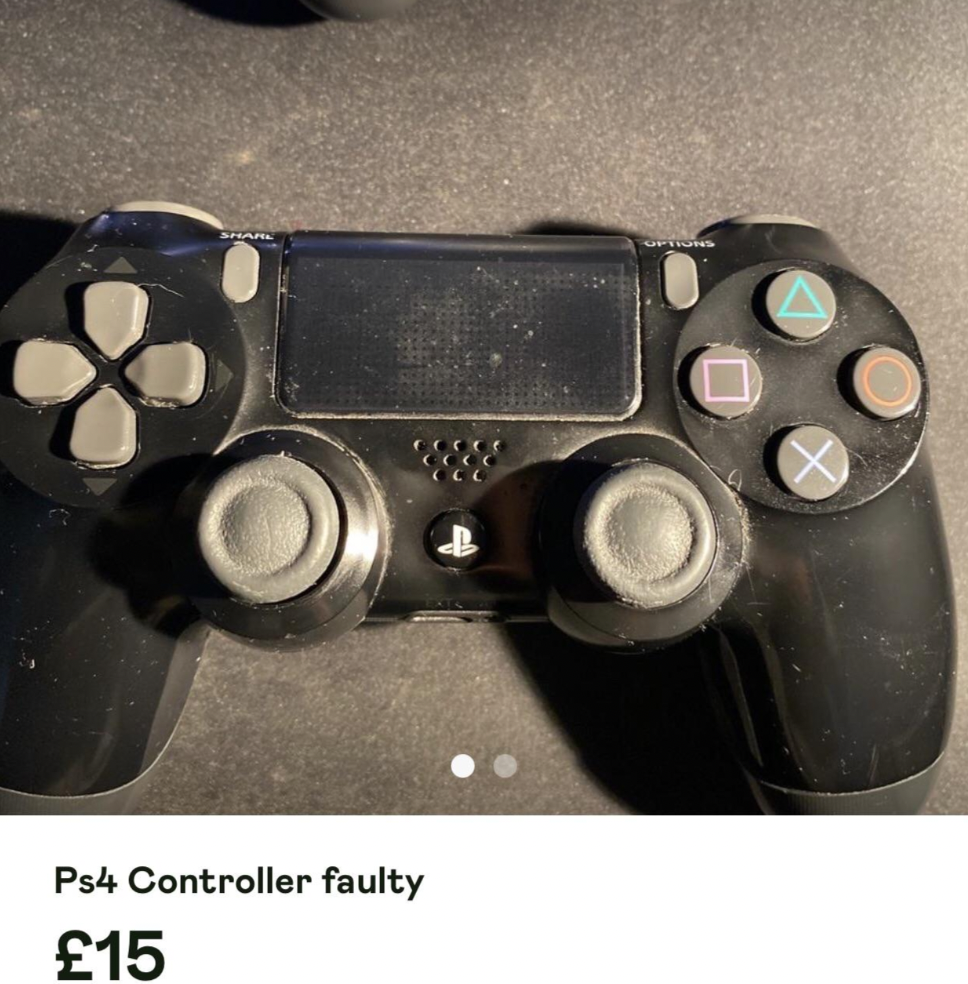 Faulty and dirty controller for sale!