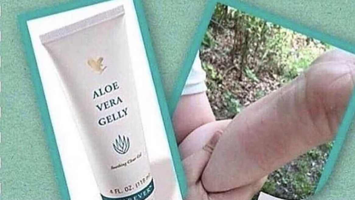 This ad for aloe vera gelly.