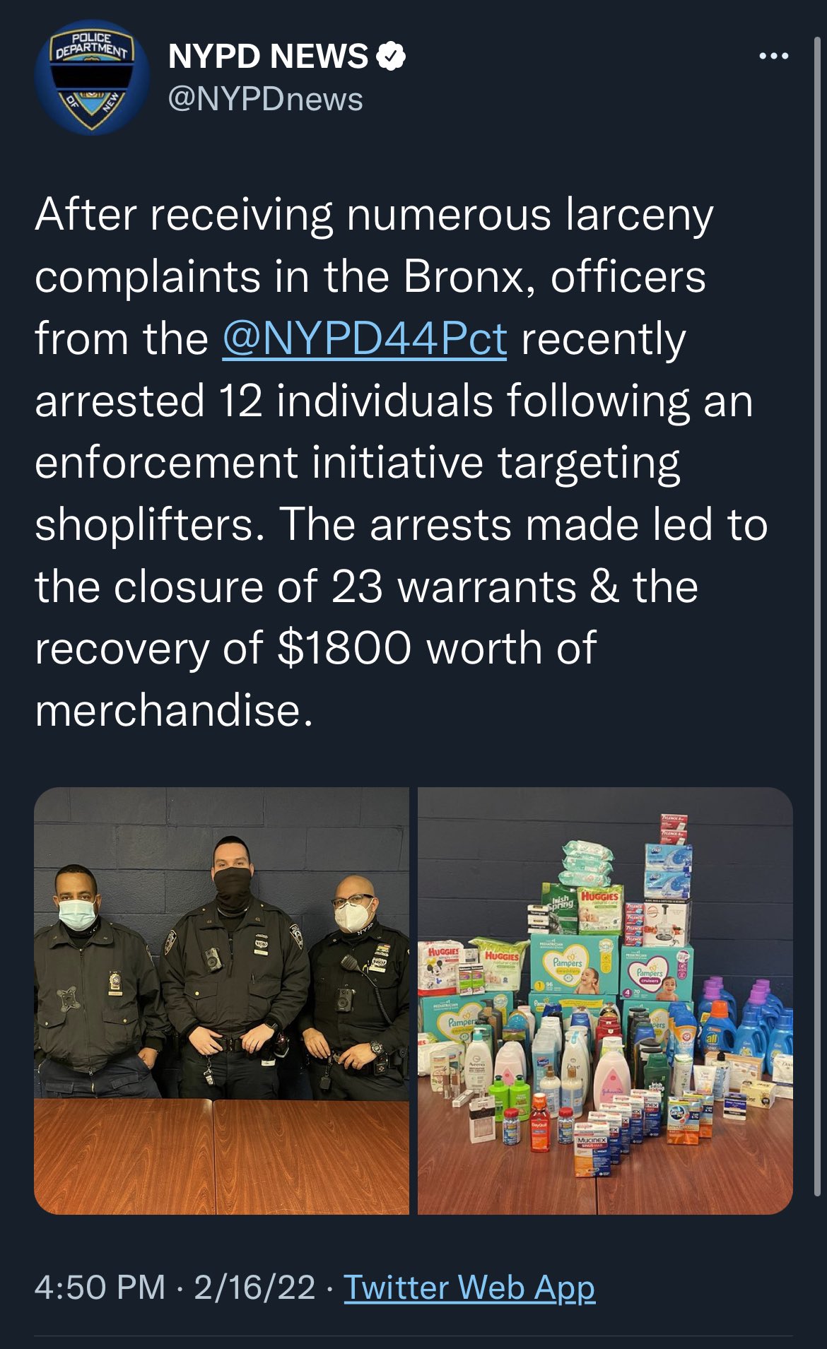shoplifting meme - Police Department Nev Nypd News After receiving numerous larceny complaints in the Bronx, officers from the recently arrested 12 individuals ing an enforcement initiative targeting shoplifters. The arrests made led to the closure of 23 