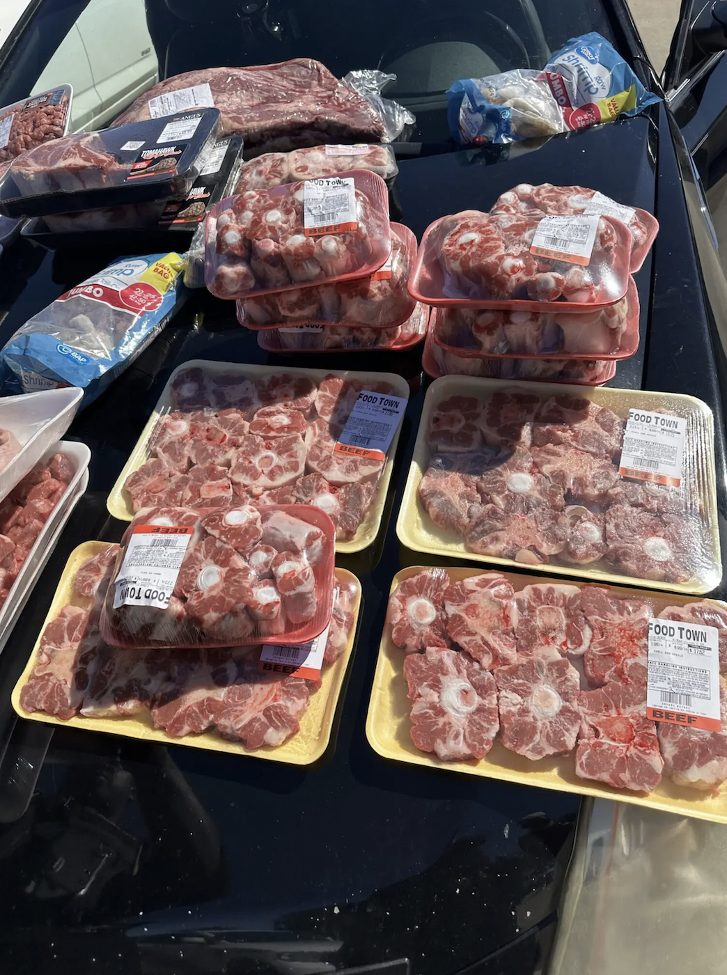 guys arrested for stealing oxtails - Town Food Ts