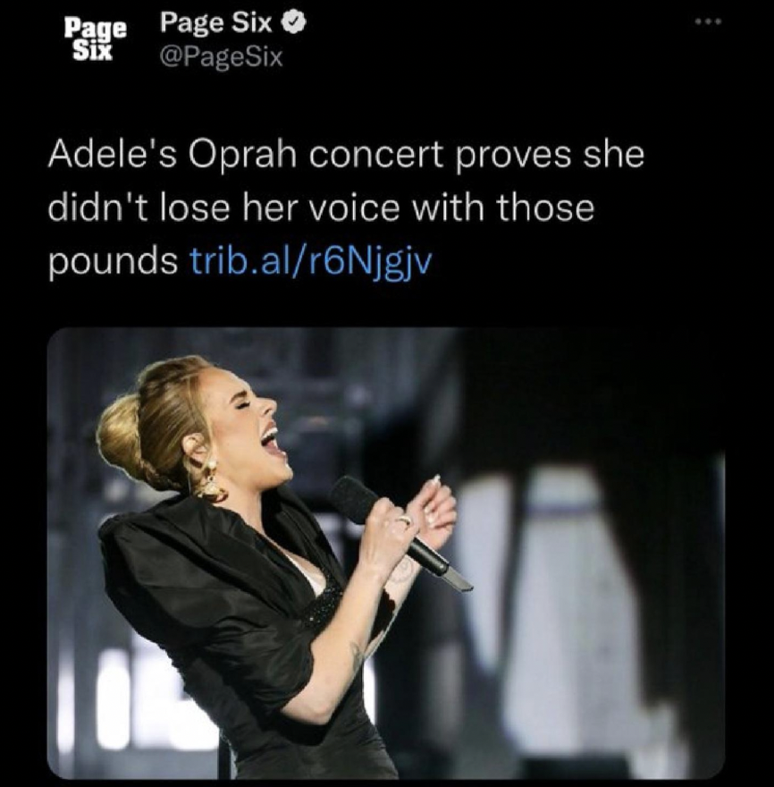 one night with adele - Page Page Six Six Adele's Oprah concert proves she didn't lose her voice with those pounds trib.alr6Njgjv