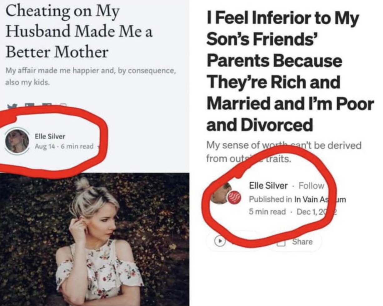 elle silver cheating on my husband made me a better mother - Cheating on My Husband Made Me a Better Mother My affair made me happier and, by consequence, also my kids. Elle Silver Aug 146 min read I Feel Inferior to My Son's Friends' Parents Because They