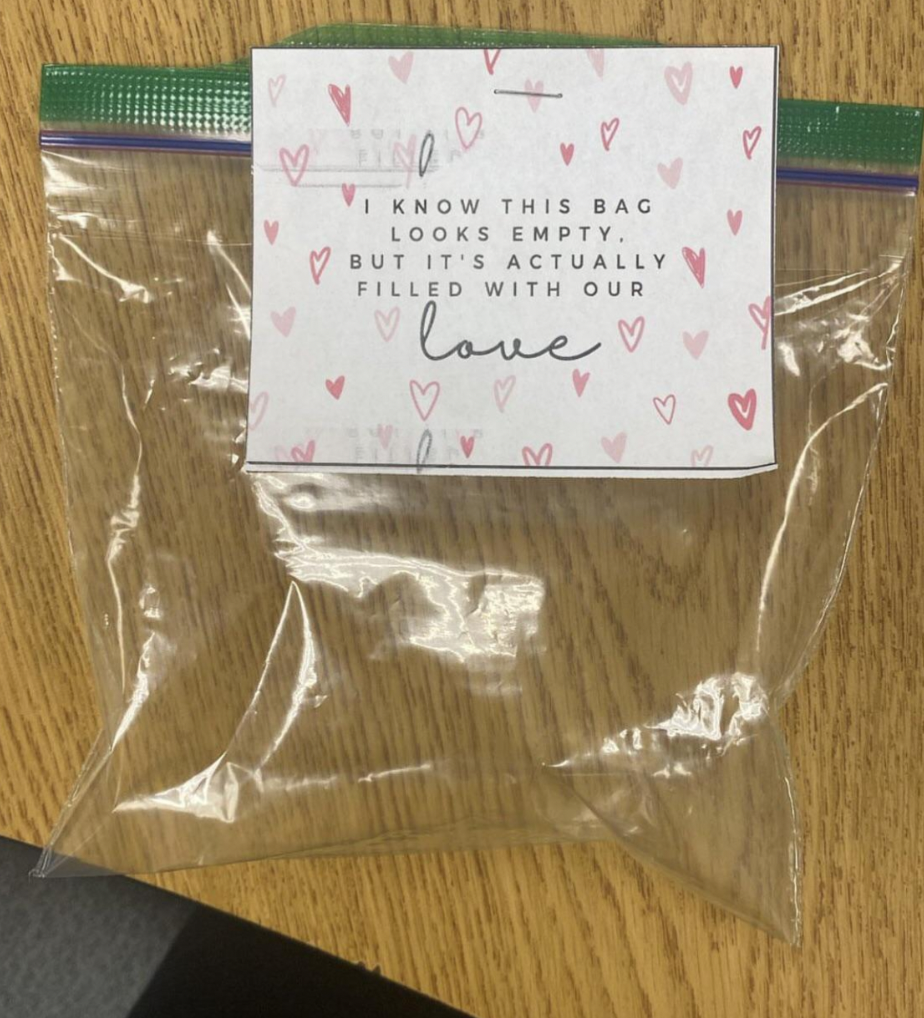 teacher appreciation ziploc bag - I Know This Bag Looks Empty. But It'S Actually Filled With Our love M