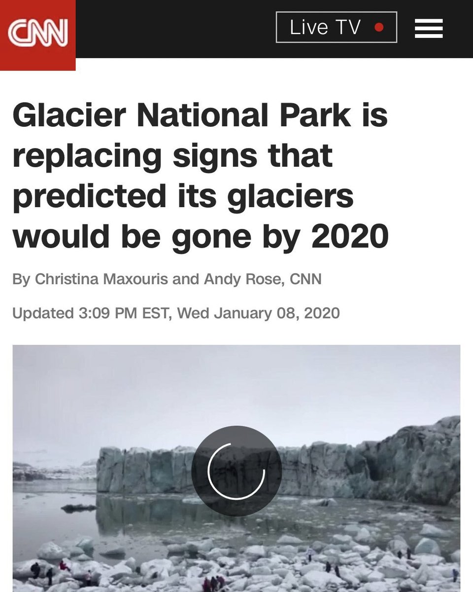 Cnn Live Tv Glacier National Park is replacing signs that predicted its glaciers would be gone by 2020 By Christina Maxouris and Andy Rose, Cnn Updated Est, Wed
