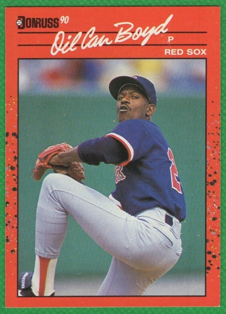 oil can boyd card - Onruss 90 Oil Can Boyd P Red Sox